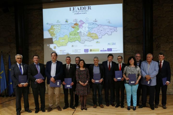 Los Grupos de Desarrollo Rural y Acción Costera gestionarán casi 76 millones de euros destinados a crear empleo y riqueza en el medio rural asturiano.